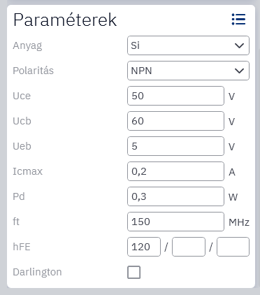 Paraméteres keresés
